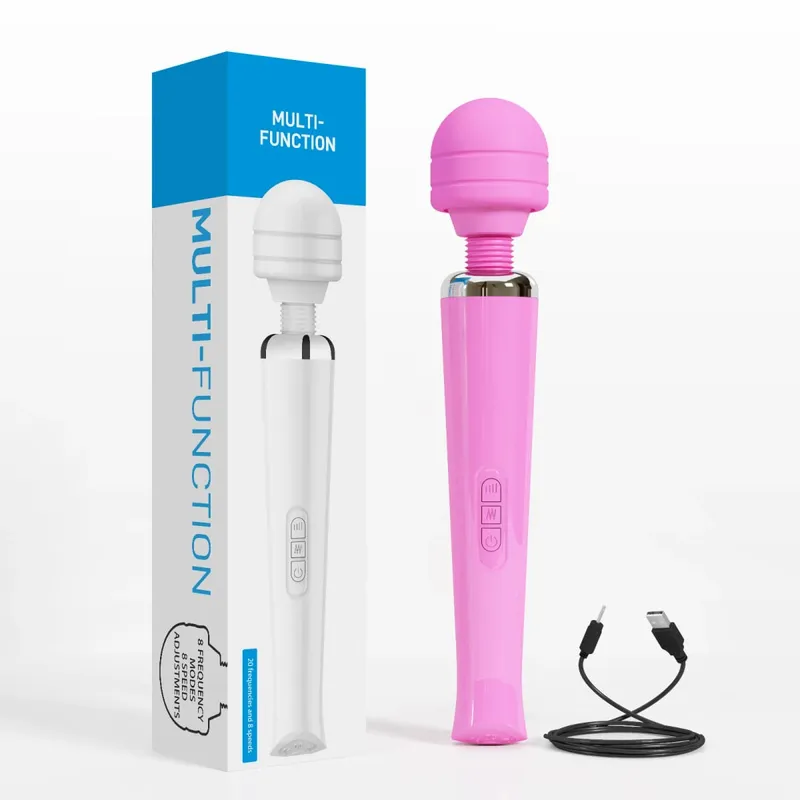 Big AV Body Massager Magic Wand Powerful Vibrator for Women G Spot Clitoris Stimulator USB Charging Adult Sex Toys for Woman — image 10