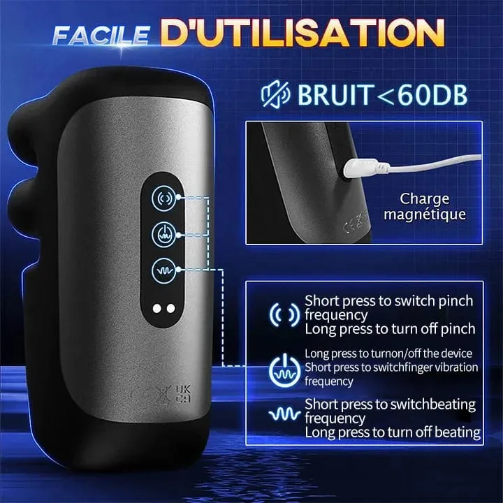 Vibrator For Men Tapping Flapping Glans Massager Sex Machine Penis Delay Trainer Automatic Male Masturbator Sex Toys for Adult