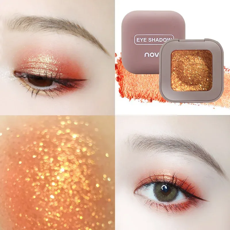 Keyboard Fingertips Cool Eye Shadow Makeup Paint Glitter Eye Shadow 3D Bare Metal Eye Shadow For Brightening Eye Makeup