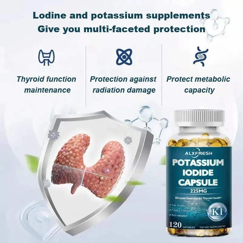 Kaliumiodidkapsler 225 mg - Rene kaliumjodidtabletter til strålingseksponering for børn og voksne — image 3