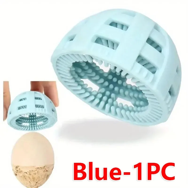 Silicone Egg Washing Brush Specialized Egg Cleaner Tool Flexible Food Grade Scrubber for Farm Fresh Eggs Kitchen Use