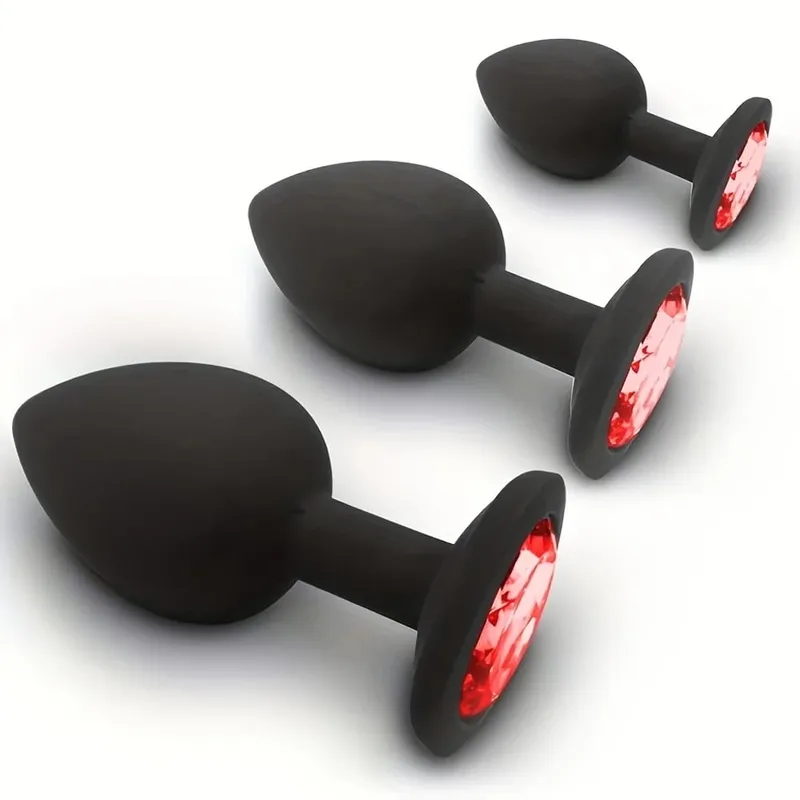 3 Sizes Soft Silicone Anal Plug Mini Butt Plug Erotic Sex Toys for Men Women Gay Couples Adult Anal Prostate Stimulator Dildo — image 11