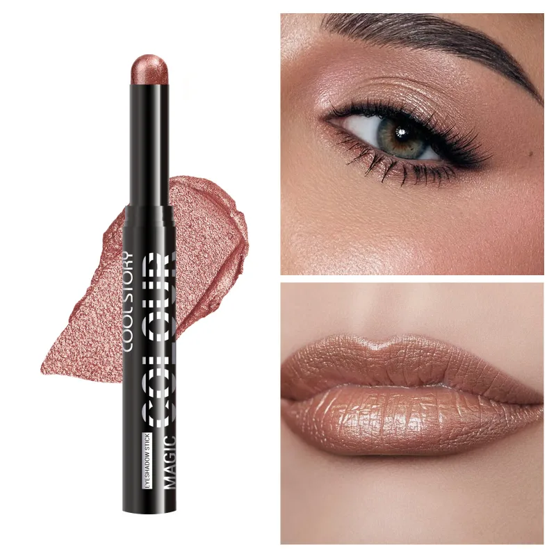 2 in 1 Eyeshadow Lipstick Stick Pencil Waterproof Glitter Brighten Matte Eye Shadow Makeup Pigment Eyeshadow Pen — image 23