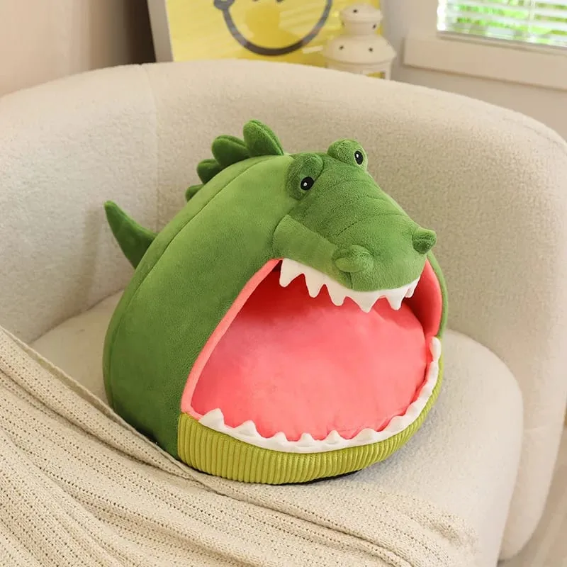 Pet Bed Shark Pineapple Shaped Soft Warm Nest Sleep Available All Seasons Specially Designed For Cats And Dogs Pet Gift