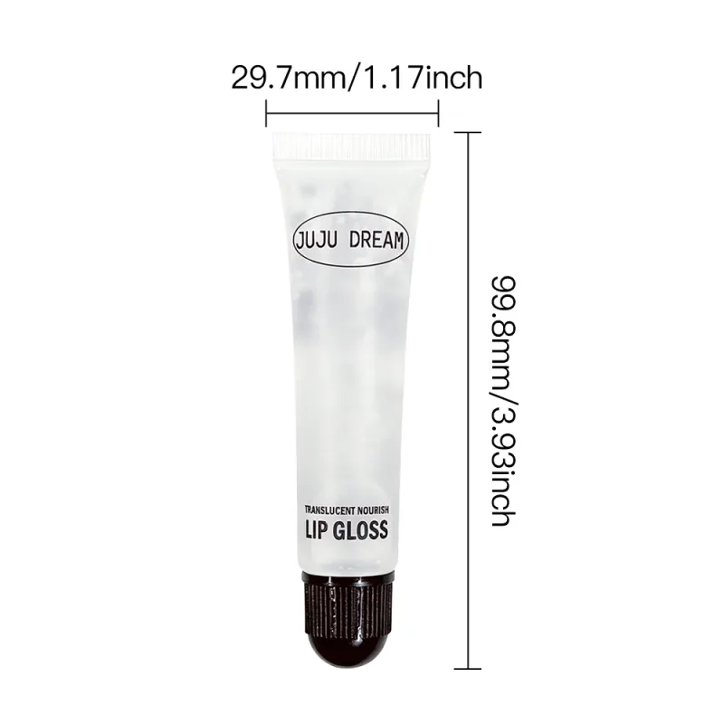 Clear Nourishing Lip Gloss Hydrating Lip Balm for Dry Lips Long Lasting Glass Shine Finish Glossy Lip Makeup Wear Alone