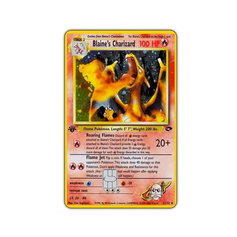 Credit Card Skin Sticker Anti-degaussing Anime Charizard Stickers for VISA JCB MasterCard and Other IC Cards — image 7