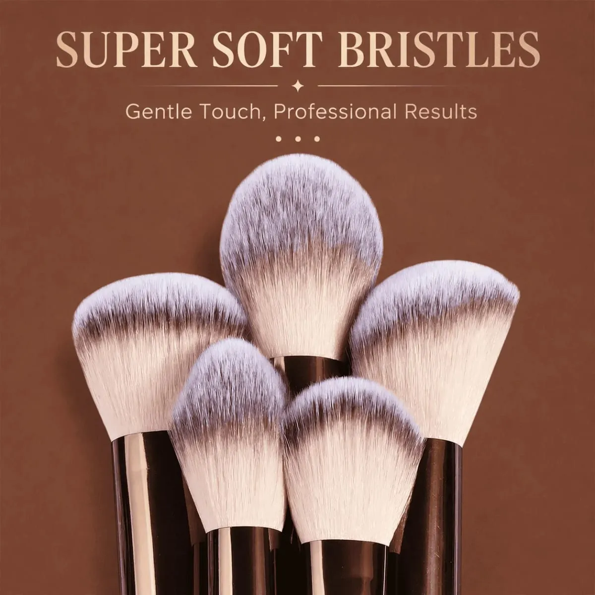 16Pcs Soft Bristle Kabuki Blending Makeup Brush Set Foundation Eyeshadow Blush Cosmetic Tool Professional Makeup Brush