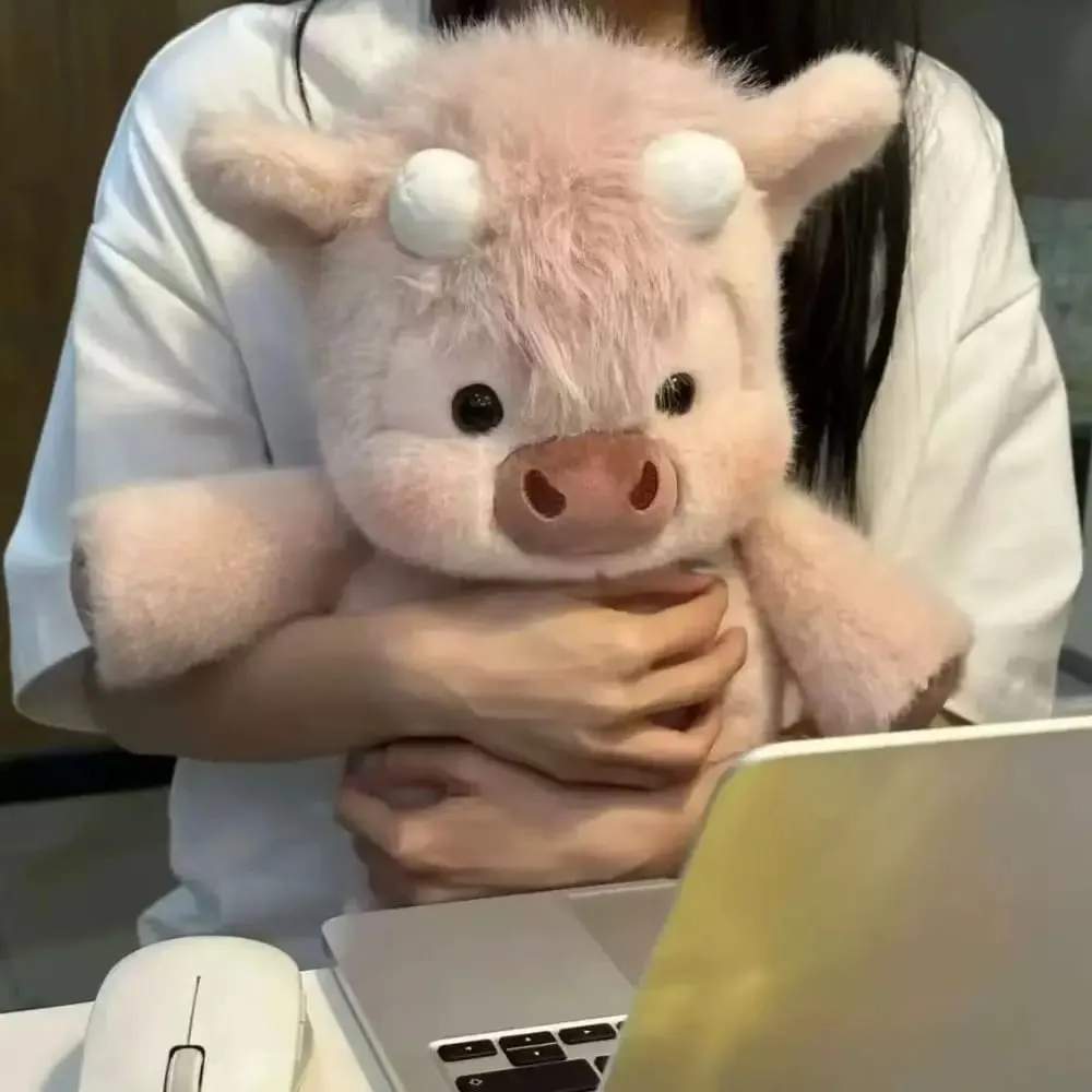 Creative Gift Soft Pig Stuffed Animal Plush Pillow Cute 17.7inch Plush Toy Emotional Support Stuffed Animals Plush