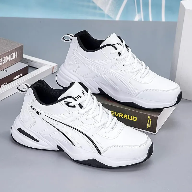 Men's classic retro casual sports shoes Four seasons soft-sole waterproof outdoor youth running shoes breathable light sneakers — image 2