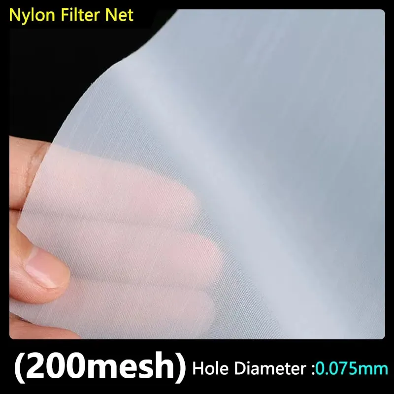 Food Grade Nylon Filter Mesh 80-500 Mesh Reusable Filter Fabric for Wine Drinking Water Kitchen Oil Paint & Ink Purification — image 13