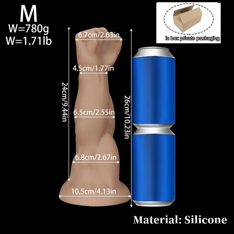 Huge Fist Hand Anal Plug Arm Dildo Vaginal Butt Dilator Deep Stimulator Anus Expander Big Dildo Masturbator Adult Anal Sex Toys — image 11