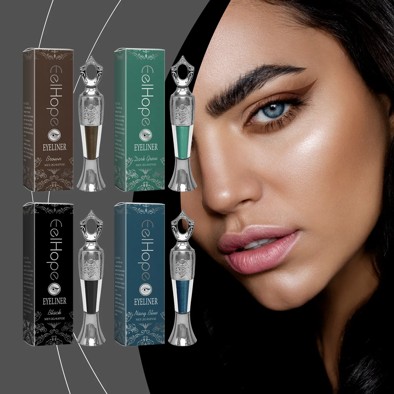 Antioxidant Colored Eyeliner Enhances Barrier Boosts Skin Resistance Reduces Eye Irritation Naturally Long-Lasting Comfortable — image 2