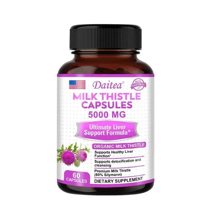 Milk Thistle with Dandelion Root - Antioxidant Liver & Kidney Health Support Supplement - Vegan Non-GMO Gluten Free — image 8