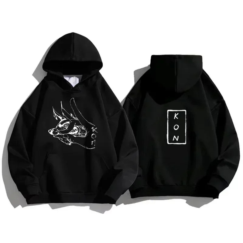 Hot Anime Chainsaw Man Hayakawa Aki Fox Devil Kon Graphic Printed Hooded Men Women 2D Hoodies Casual Sweatshirt Harajuku Streetw