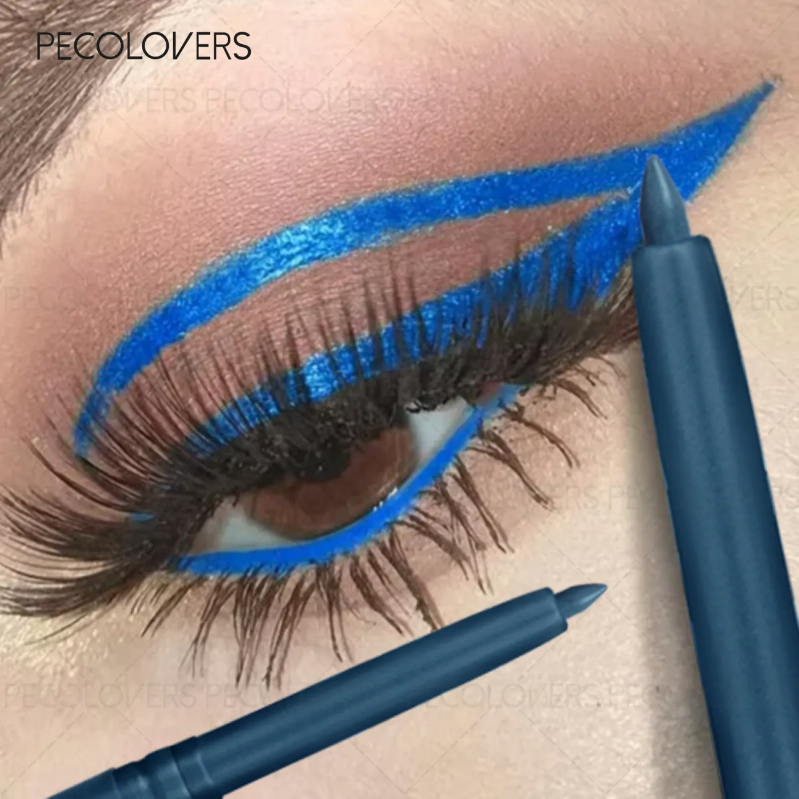1 Pcs Multi-colors Matte Eyeliner Pencil High Color Rendening Used As Eyeliner and Eyeshadow Eye-catching Eye Makeup — image 2