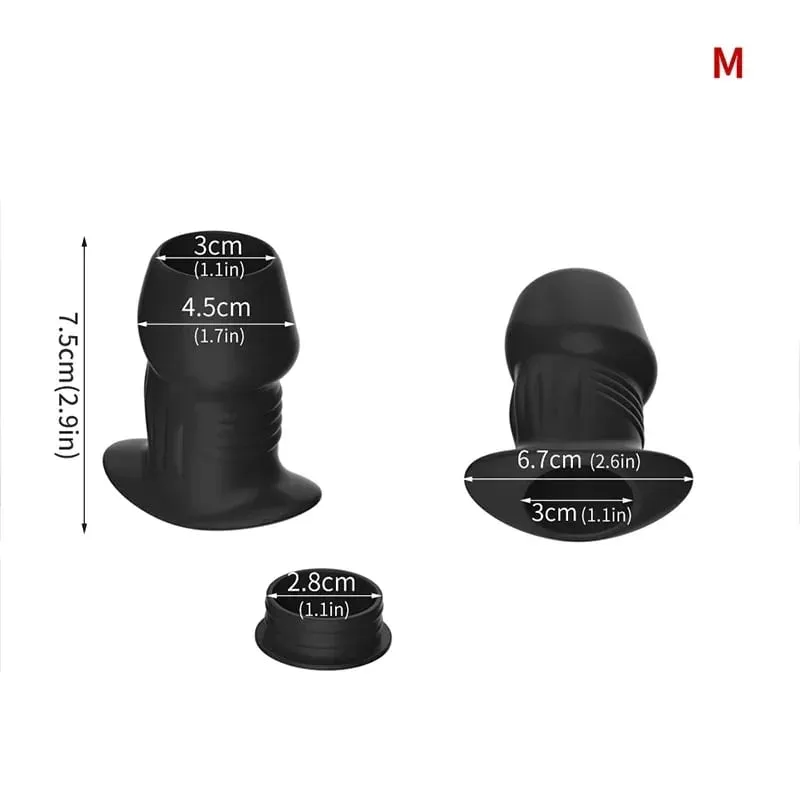 Içi boş Silikon Anal Boncuk Butt Plug Anüs Dilatör Tünel Genişleme Lavman Prostat Masajı Seks Oyuncakları Kadın Erkek Mastürbasyon