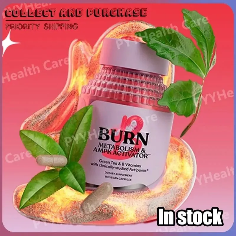 Belly Fat Burning Metabolism AMPK Activating Supplement for Men Women Actiponin Gynostemma Vitamins B6 B12 60 Capsules — image 1