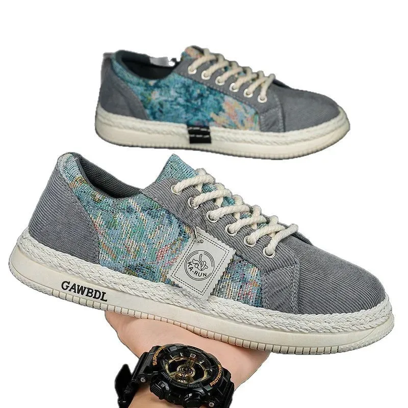 Men Canvas Shoes Casual Flat Comfort Breathable Lightweight Daily Wear Free Shipping Male Sneakers Men's Sneakers And Casual Sho — image 6