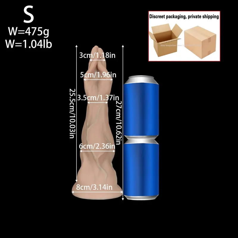 Enorm silikonfot Butt Plug Thick Ben Dildo Stor analplugg Anal Expander Masturbator Anus Dilator Sexleksaker Vuxenleksak Sexbutik