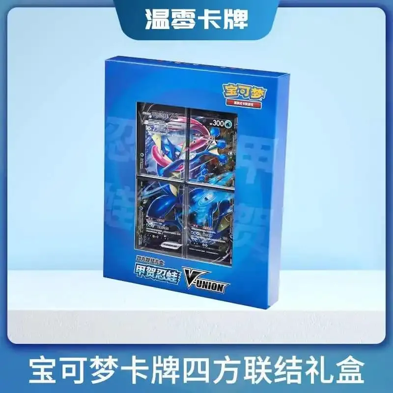 Dalam Stok Asli 100% Pokemon Ptcg Kad Kuartet Gandingan V-Union Kotak Hadiah Pikachu Big Gather Moru Baker Mew-Two Ptcg