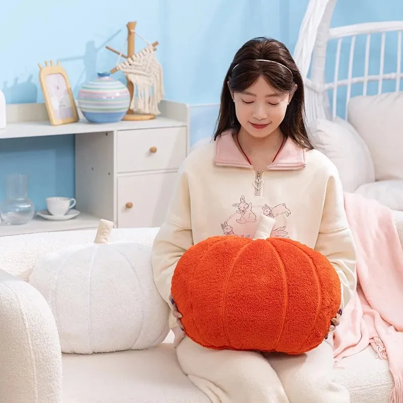 Kawaii Simulation Nordic Halloween Pumpkin Plush Toys Lovely Soft Plant Stuffed Doll Holidays Props Decor Throw Pillow — image 4