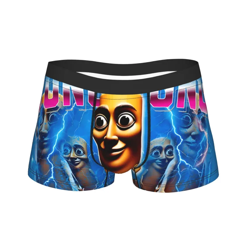 ตลก Tung Sahur ขี่ Tralalero 67 Mango Tuff Meme ชุดชั้นในกางเกงพิมพ์นักมวยสั้นชาย 3D กระเป๋า Oversize Boxershorts