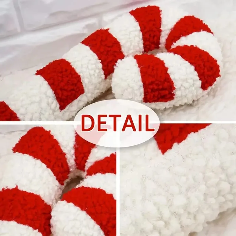 Exquisite Christmas Crutch Plush Toys Christmas Festive Atmosphere Soft Decoration Decorative Ornaments Festival Gift For Friend — image 7