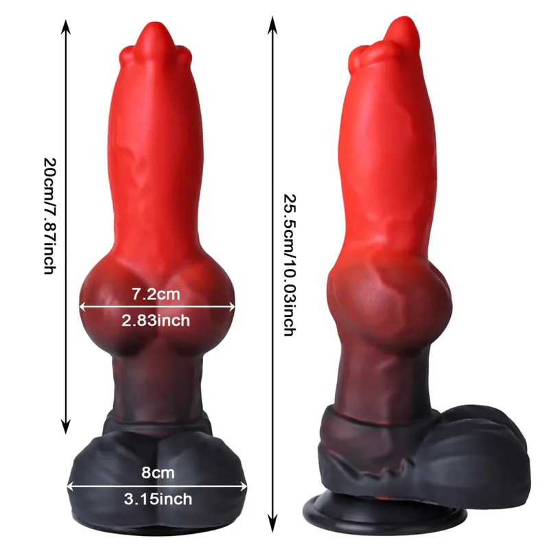 Dragon Dildo for Women Big Anal Dildo with Suction Cup Soft Monster Dildo Silicone Anal Plug Prostate Massager Sex Toys for Men — image 12
