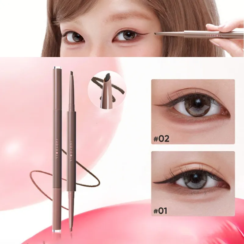 Judydoll Double Ended Eyeliner Lying Silkworm Gel Pen long Lasting Waterproof Non-Smudge Eyeliner Quick Drying Eye Makeup — image 4