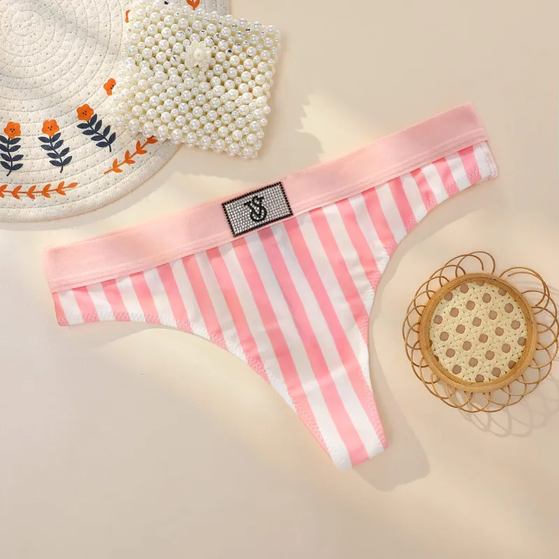 Victoria's Secret Comfortable Breathable Panty High Waist Underwear Sexy Lingerie Women Panties Seamless Lace Thongs — image 6