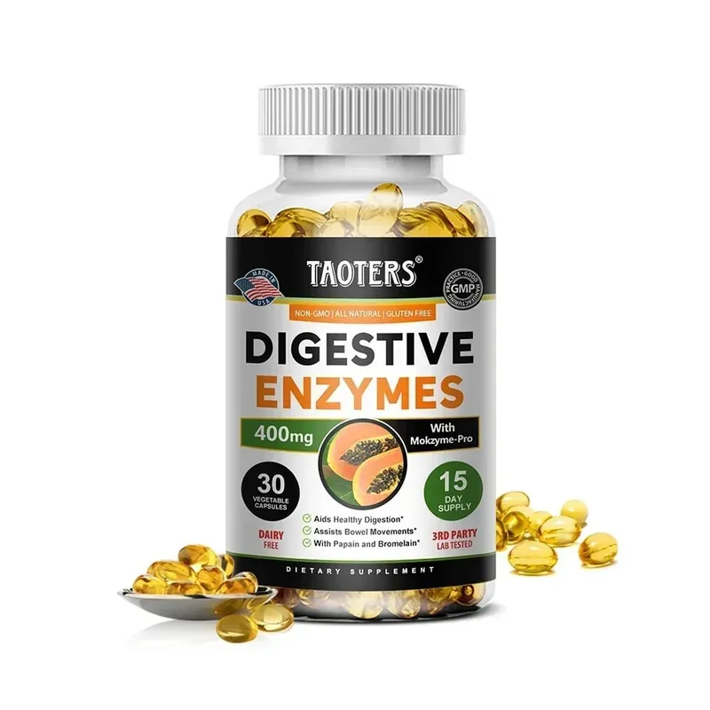 Digestive Enzymes Containing Papain and Bromelain Help Support Digestion Improve Gut Health Boost Metabolism Improve Dull Skin