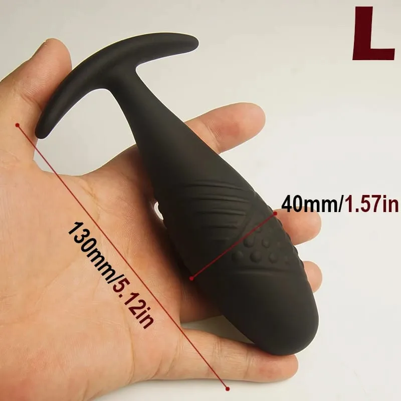 Silicone Anus Butt Plugs with Tapered Base for Comfort Textured Anal Sex Toys Trainer Training Analplug Buttplug Butplug