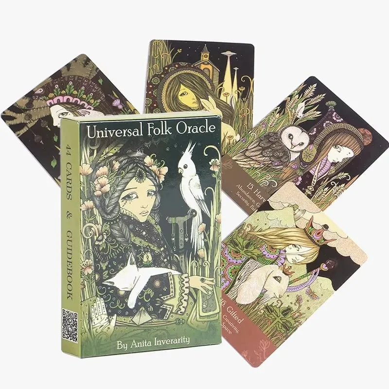 Universal Folk Oracle cards A 44 Tarot Deck English Version For Fortune-telling Party Board Game Card Deck Divination Fate