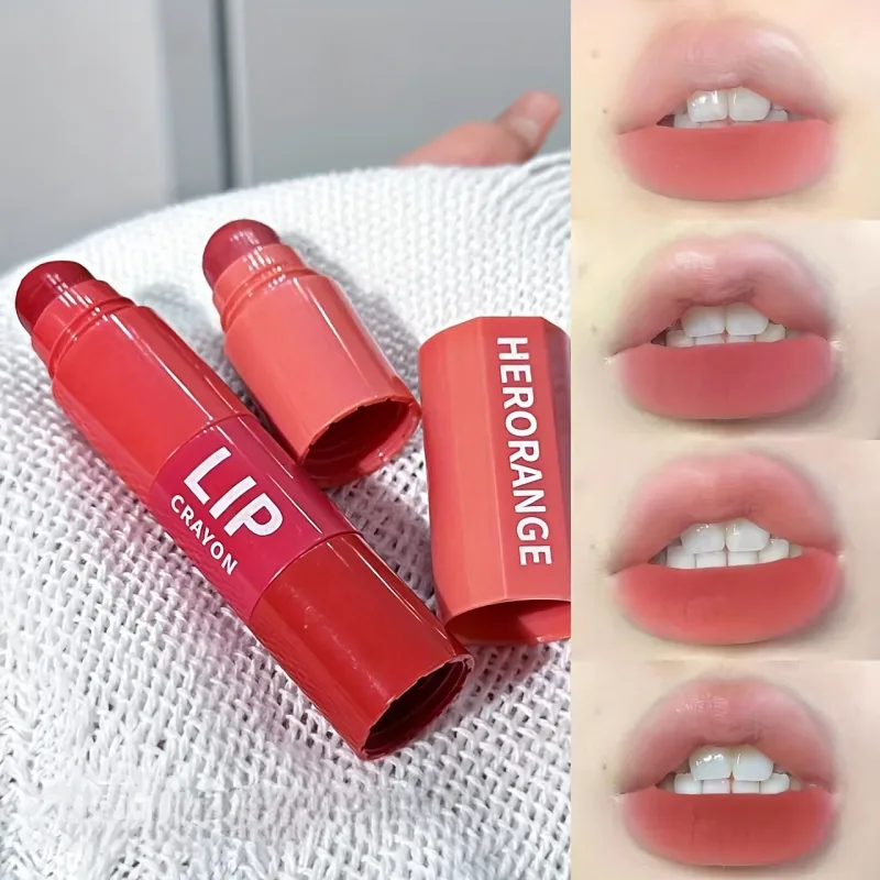 Herorange Mini Bullet Lipstick Four Colors DIY Gradient Matte High Pigment Long Lasting Transfer Proof Portable Lip Makeup — image 3