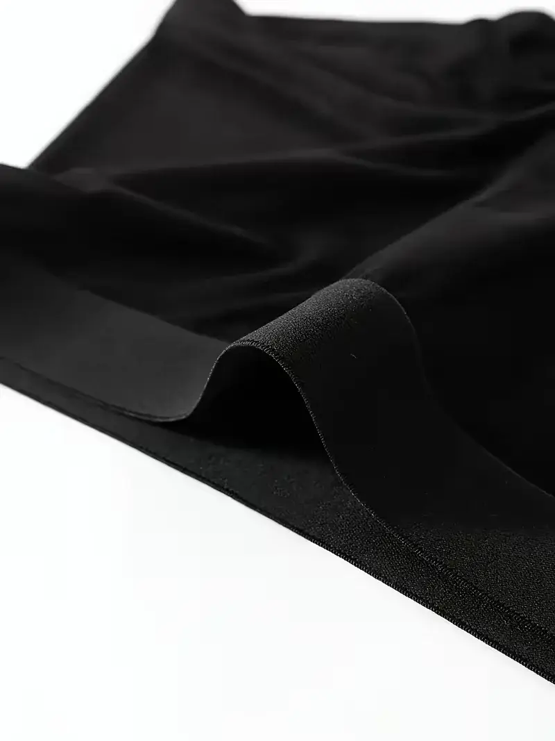 3Pieces Men's Bamboo Fiber Black Boxer Shorts Thin, Quick Drying Soft and Comfortable Men's Underwear Daily Casual Boxer Briefs — image 3