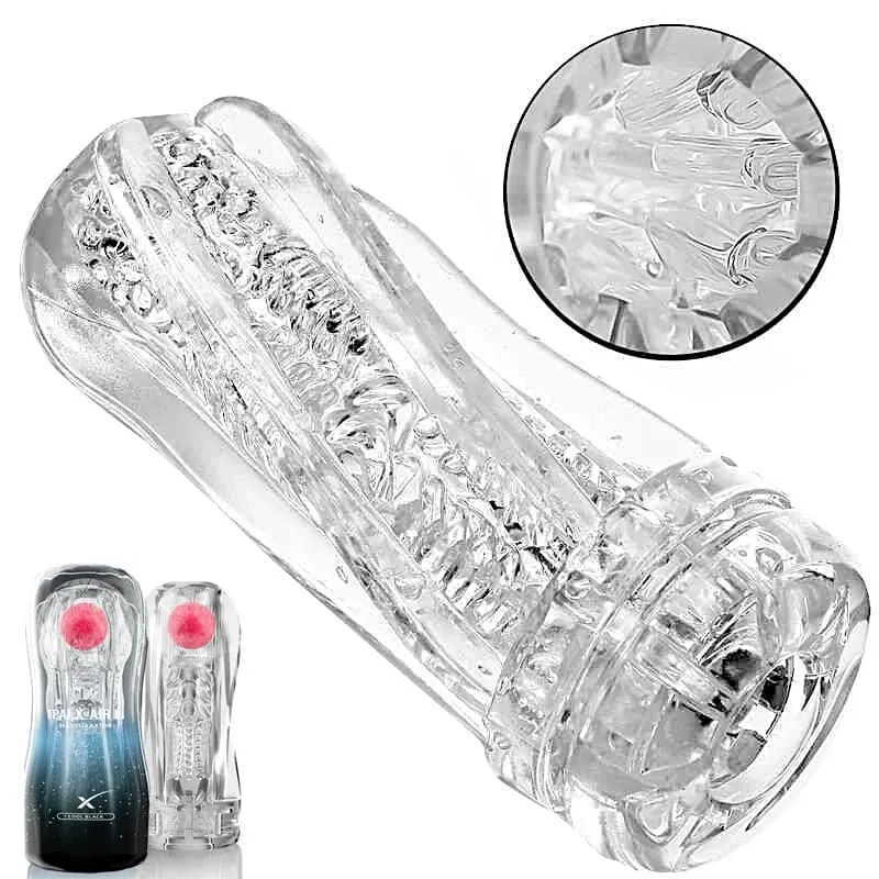 Male Aircraft Cup Masturbator Powerful Sucking Masturbation Cup Realistic Anal Vagina Pocket Pussy Adult Sex Toys for Men Toy 18 — image 1