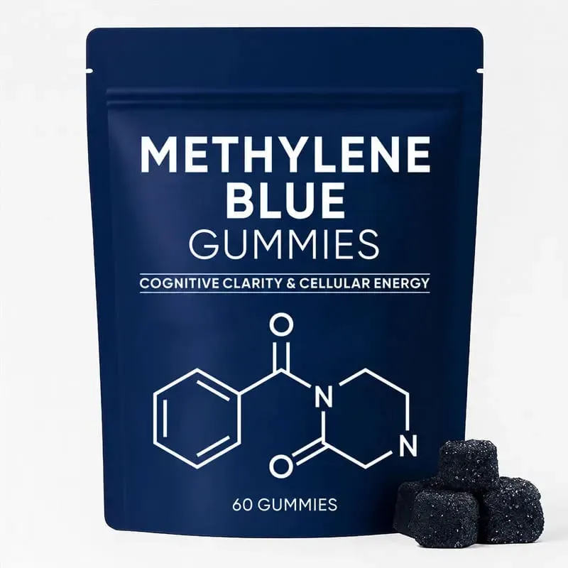 Methylene Blue Compound Gummies 5mg 30/60 Ct Blueberry Flavor for Sustained Energy Mental Clarity & Mood Cellular Support — image 12