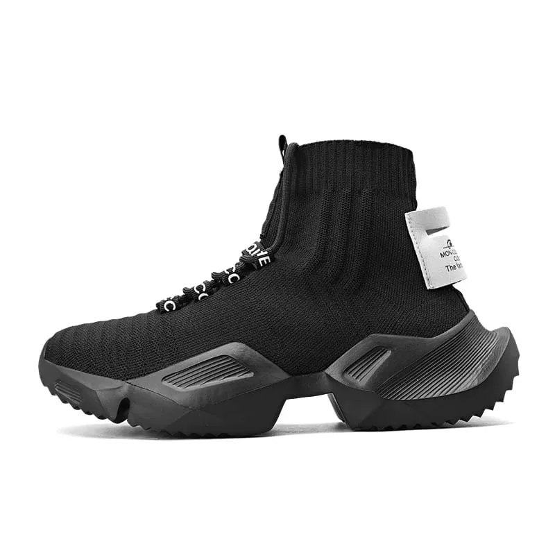 แฟชั่นคุณภาพสูงตาข่ายรองเท้าผ้าใบผู้ชายรองเท้าสบายๆน้ำหนักเบาสบาย LACE-up Man's Walking รองเท้าผ้าใบคุณภาพสูง