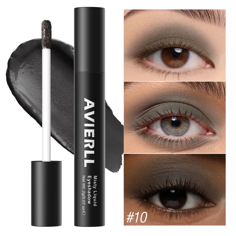 10 Colors Matte Nude Eye Bronzer Liquid Eyeshadow Waterproof Long Lasting Eye Shdaow Natural Cheek Contour Woman Makeup Cosmetic — image 8