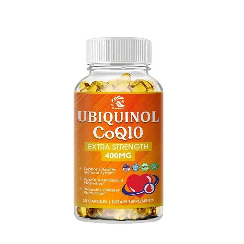ซื้อ 3 แถม 1 ฟรี - CoQ10 Capsules (ยูบิควิโนน) 400มก. - ช่วยบำรุงสมอง หัวใจและพลังงาน – อาหารเสริมที่มีการดูดซึมสูง