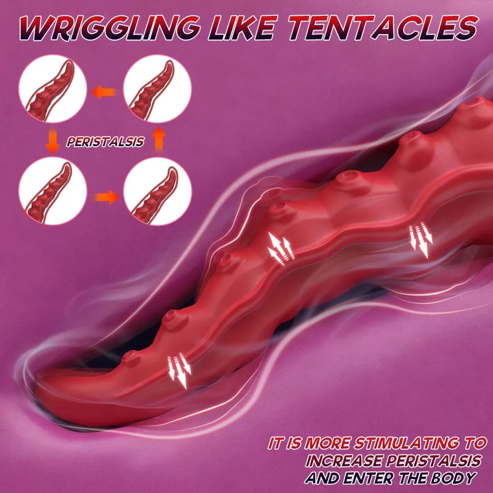 Animal Octopus Long Anal Plug Anal Vaginal Expansion Masturbator Female Orgasm Tentacle Dildo Sex Toys G-Spot Stimulation Penis — image 2