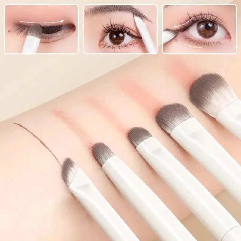 5/6/8/10pcs Makeup Brushes Set Professional Soft Eye Makeup Brushes Contouring Eyeshadow Eyeliner Eye Detail Brush Makeup Tools — image 3
