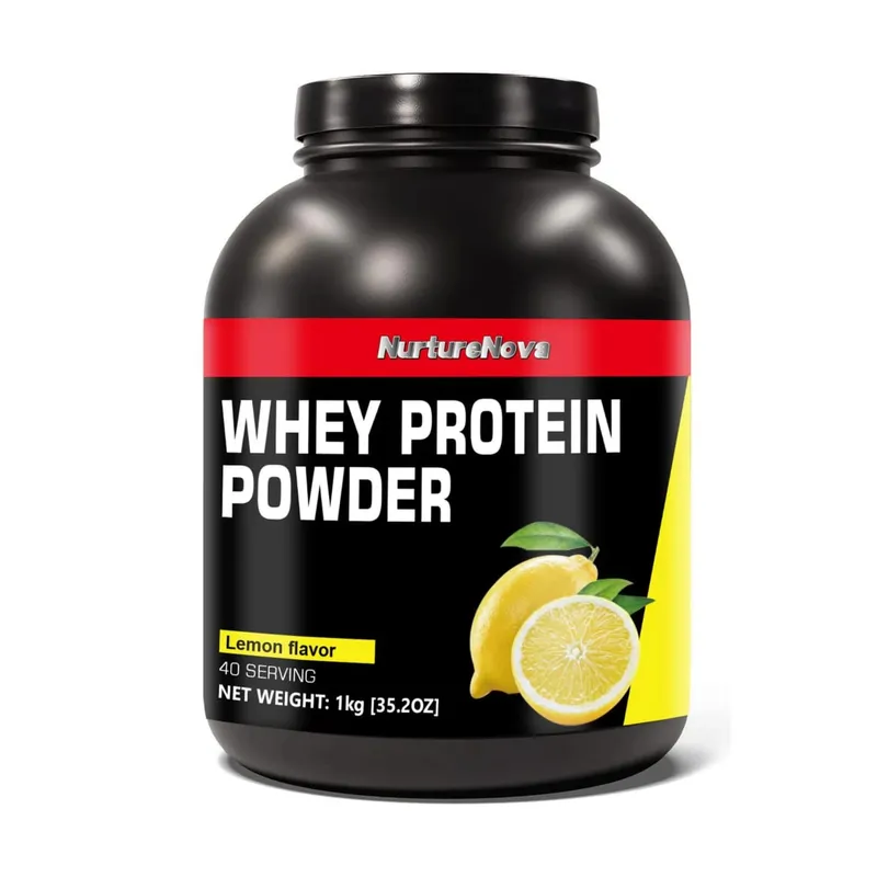NurtureNova Whey Protein Powder 40 Porções Mistura de Bebida Proteica para Adultos Chocolate Matcha Sabor Morango Nutrição Diária — image 11