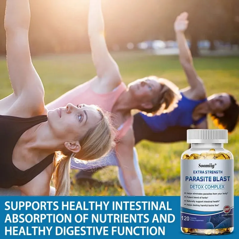 Parasite Express - suplemento natural para a saúde intestinal que limpa o cólon, desintoxica e limpa, aumenta a imunidade do fígado
