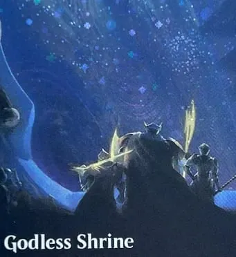 LK61 Galaxy Foil Eldrazi Temple Gemstone Caverns Godless Shrine Galaxy Foil High-Quality TCG Proxy Cards (Black-Core)