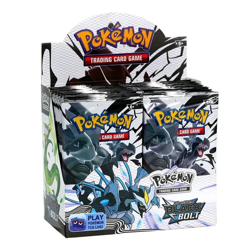 360Pcs/Set Pokemon Card MEGA EVOLUTION Chaos Rising Prismatic Evolutions Black Bolt English Booster Battle Transaction Card
