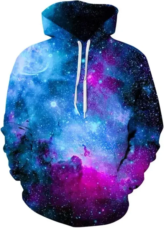 Mens Graphic Hoodies Unisex Novelty Print Hoodie, 3D Pattern Pullover Sweatshirt With Pocket, Long Sleeve Warm Graphic Hoodie Me — image 5
