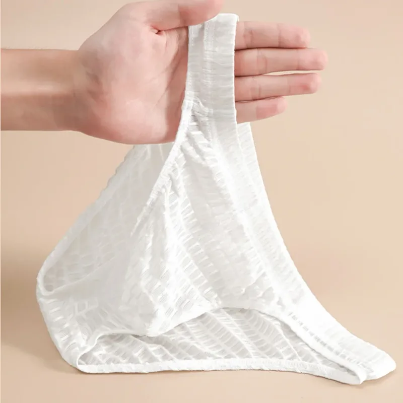 Men's Breathable See Through Underwear Briefs With Low-Waist Design And U Convex Pouch For Support And Comfort — image 11