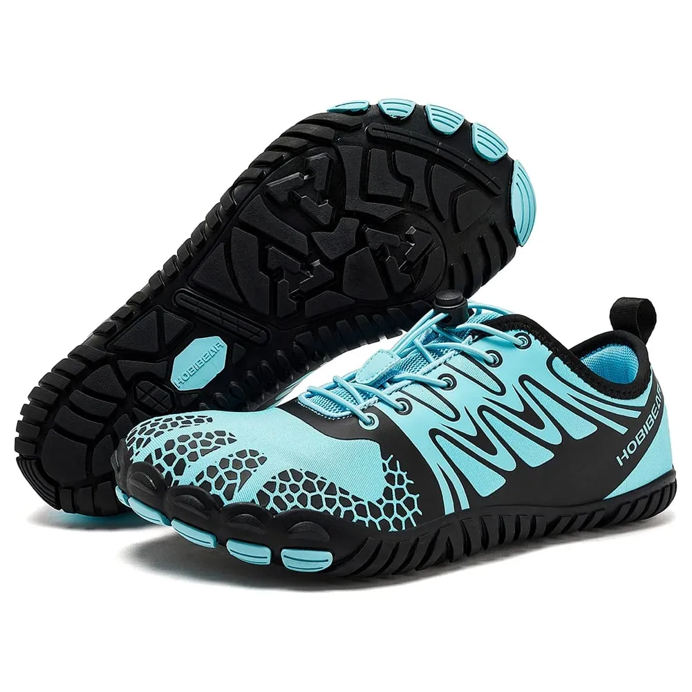 Chaussures pieds nus à bout large pour unisexe, baskets de marche en cuir artificiel en cuir artificiel, chaussures minimalistes à bande élastique sans chute