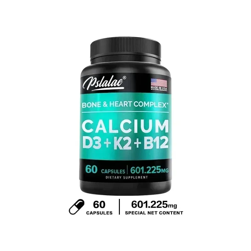 カルシウム 600 Mg ビタミン D3 K2 B12 サプリメント - 女性と男性に心臓の骨と免疫力をサポートしますサプリメント — image 9